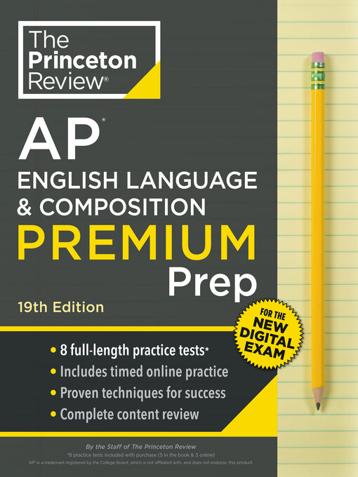 Title details for Princeton Review AP English Language & Composition Premium Prep, 1 by The Princeton Review - Wait list